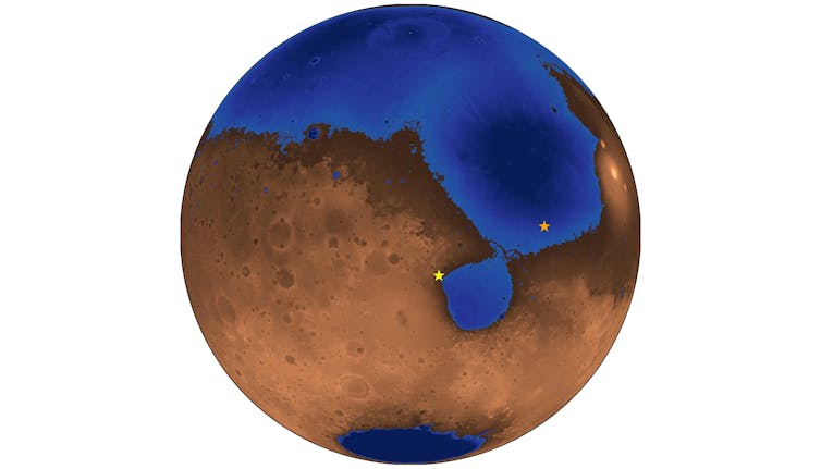 Scientists have discovered a 3 billion-year-old beach buried on Mars