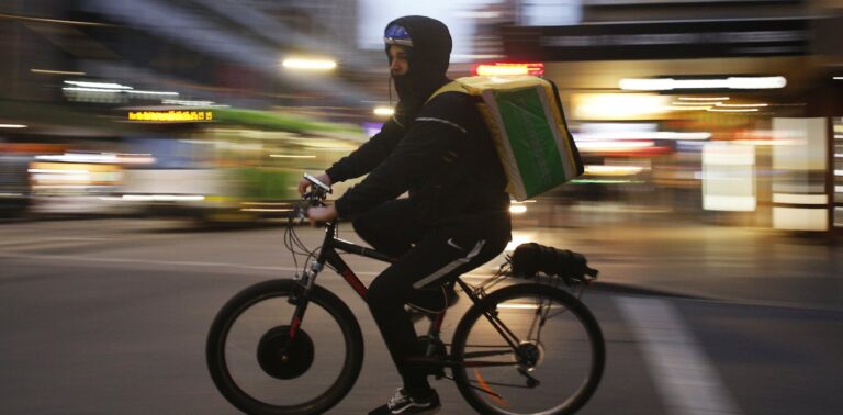 Apps pressure delivery riders into courting danger – here’s what needs to change