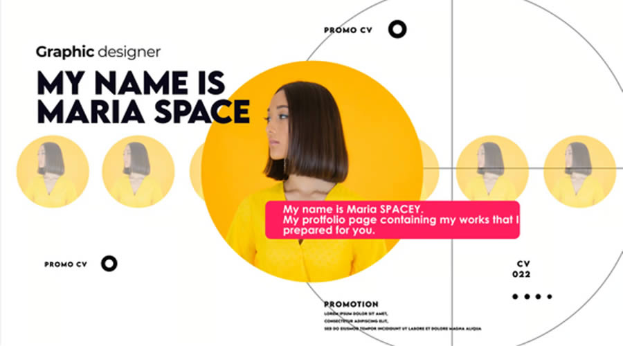 Creative Portfolio Promo Template for After Effects