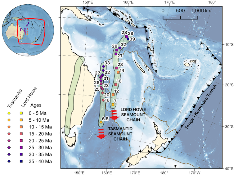 We found the hidden force that created two chains of underwater volcanoes running side by side